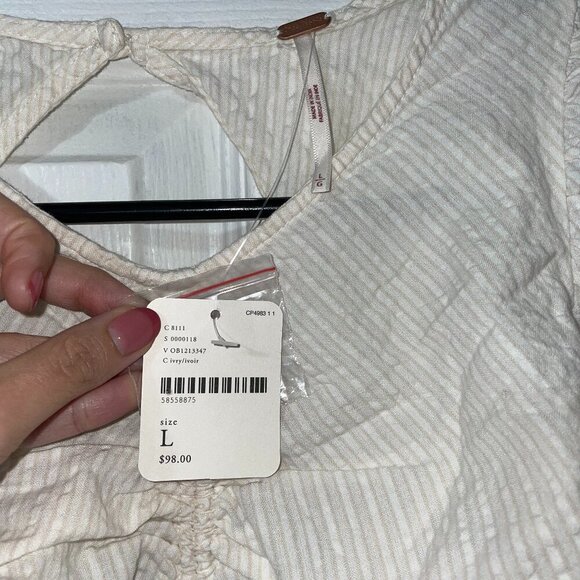 NWT Free People Long Sleeve Blouse - Picture 6 of 9